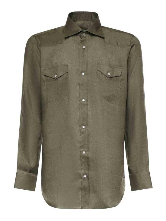 26SS 사르토리오 셔츠 SCC0001SH46420900B Green
