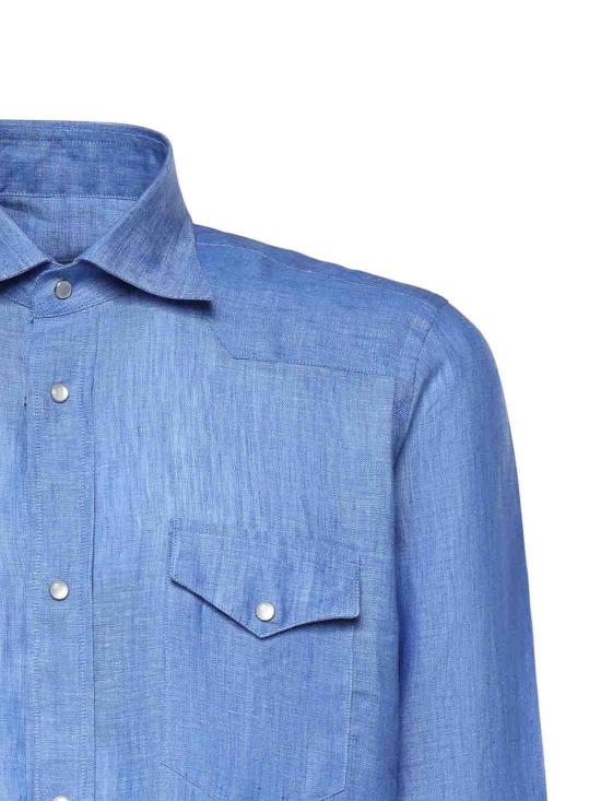 26SS 사르토리오 셔츠 SCC0001SH464205007 Blue - SARTORIO