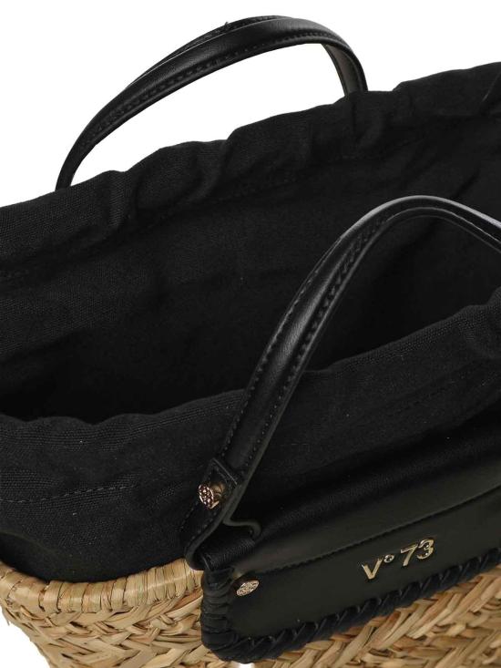 26SS 브이73 토트백 73BS9N201VANNANERONATURALE Black - V73