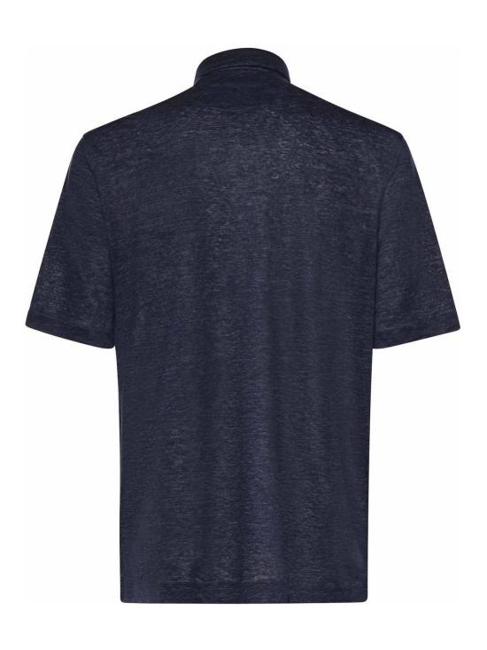 26SS 에르메네질도제냐 폴로 티셔츠 UH352A3H770422 Blue - ERMENEGILDO ZEGNA