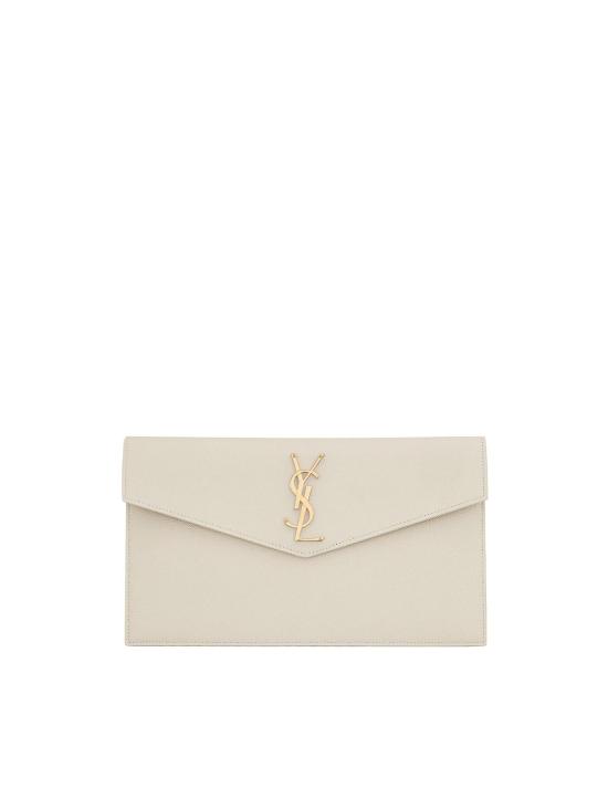 26SS 생로랑 업타운 파우치 클러치백 5657391GF0J9207 Cream - SAINT LAURENT