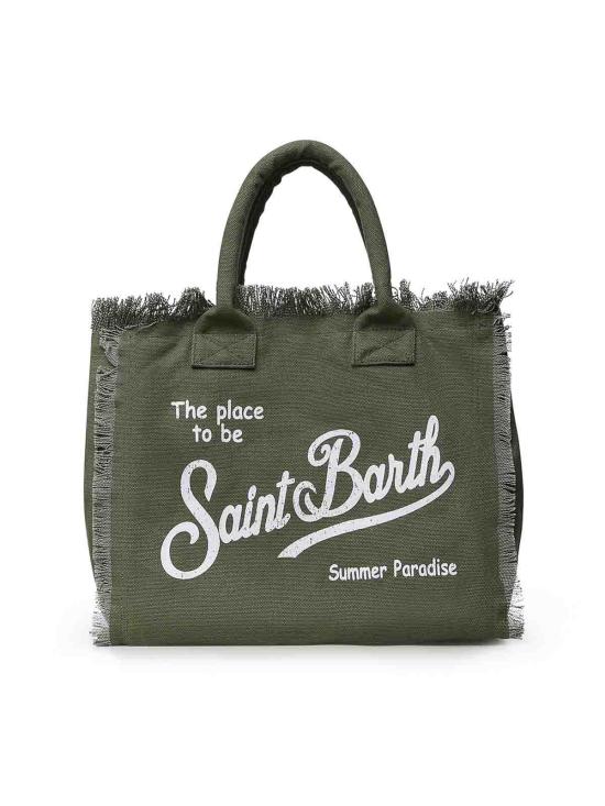 26SS 세인트바쓰 토트백 VANI00100099L Dark Green - MC2 SAINT BARTH