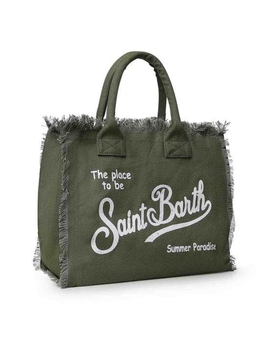 26SS 세인트바쓰 토트백 VANI00100099L Dark Green - MC2 SAINT BARTH