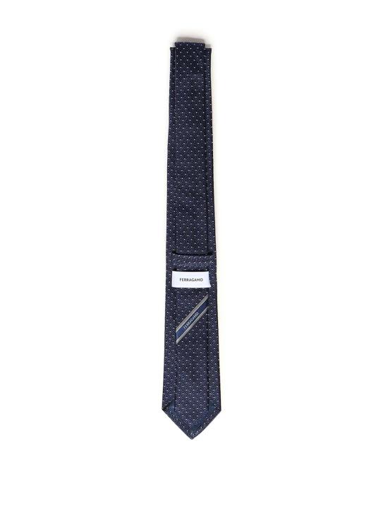 26SS 살바토레 페라가모 간치니 패턴 실크 타이 351355789250001 Blue - SALVATORE FERRAGAMO