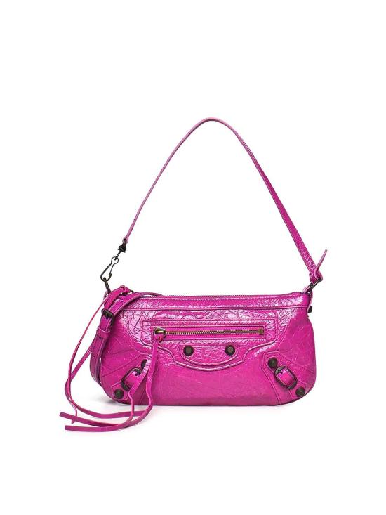 26SS 발렌시아가 르 시티 파우치 온 스트랩 8639602ABEK5331 Fuchsia
