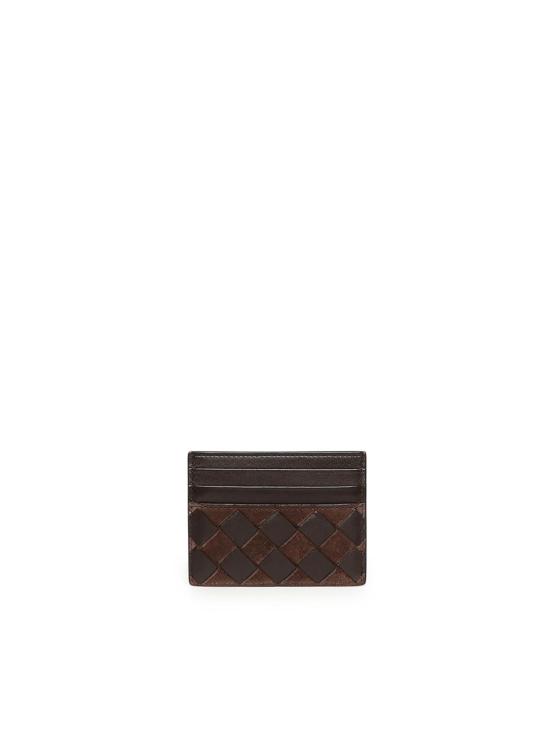 26SS 보테가베네타 인트레치아토 크레딧 카드 케이스 796324V5XX12132 Brown - BOTTEGA VENETA
