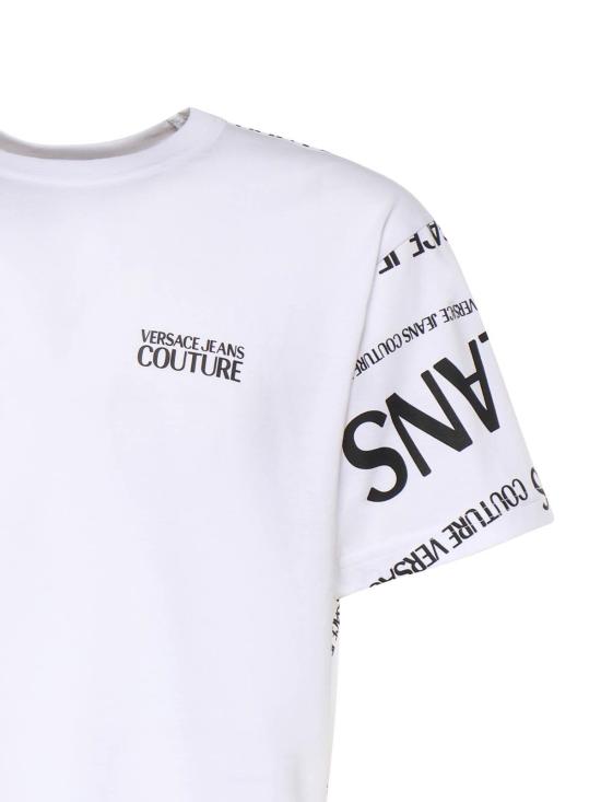 26SS 베르사체 반팔 티셔츠 80GAH6R1JS555L02 White - VERSACE