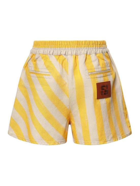  펜디 숏팬츠 FLP896AOHUF1W0T Yellow - FENDI