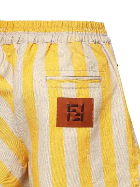  펜디 숏팬츠 FLP896AOHUF1W0T Yellow - FENDI
