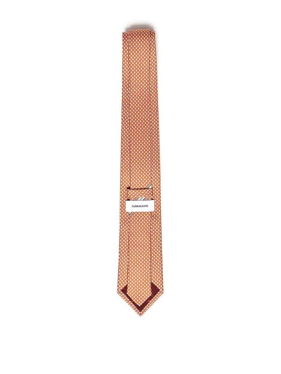 26SS 살바토레 페라가모 넥타이 351252784138008 Orange - SALVATORE FERRAGAMO
