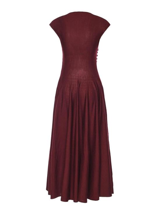 26SS 알라이아 미디 원피스 AA9R2861K162C337 Purple - ALAIA