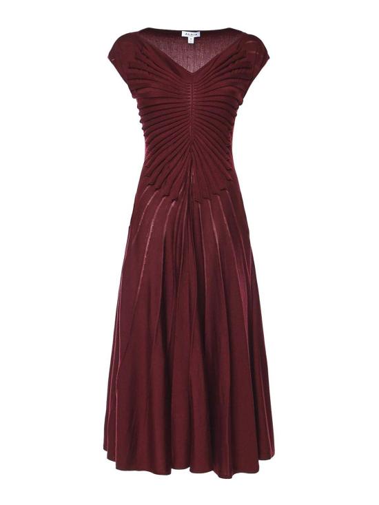 26SS 알라이아 미디 원피스 AA9R2861K162C337 Purple