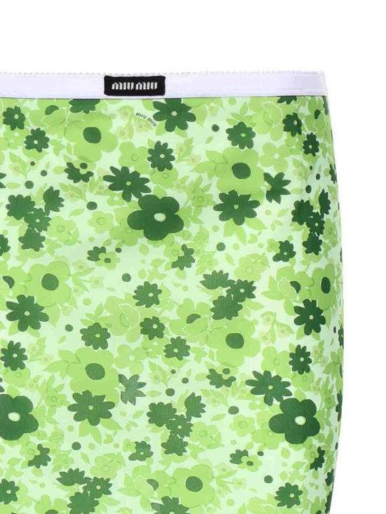 26SS 미우미우 미디 스커트 MG263619EXF0089 Green - MIU MIU