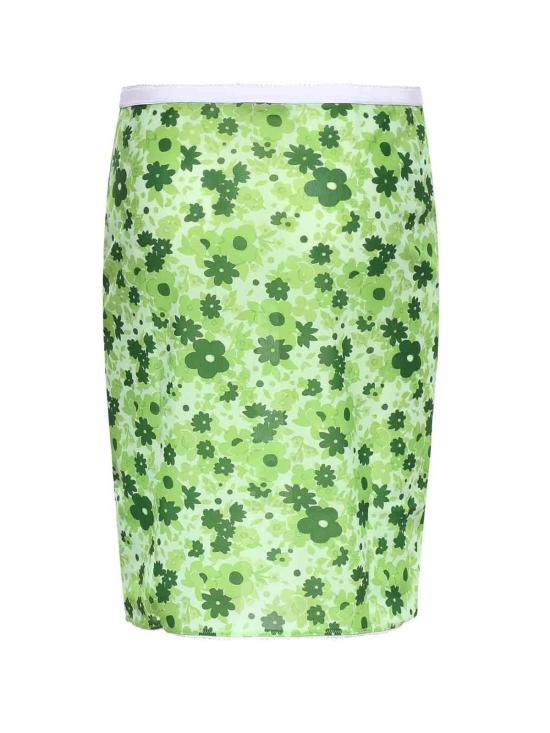 26SS 미우미우 미디 스커트 MG263619EXF0089 Green - MIU MIU