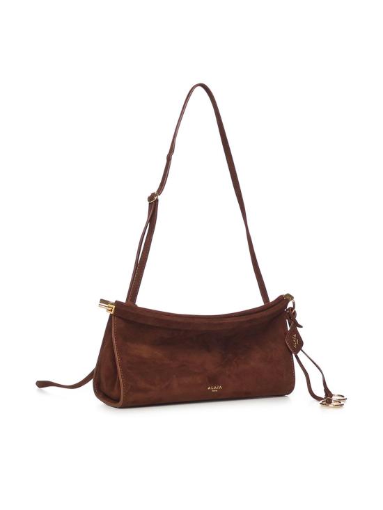 26SS 알라이아 르 클릭 이스트 웨스트 레더 스몰백 AA1S01426CA328743 Brown - ALAIA