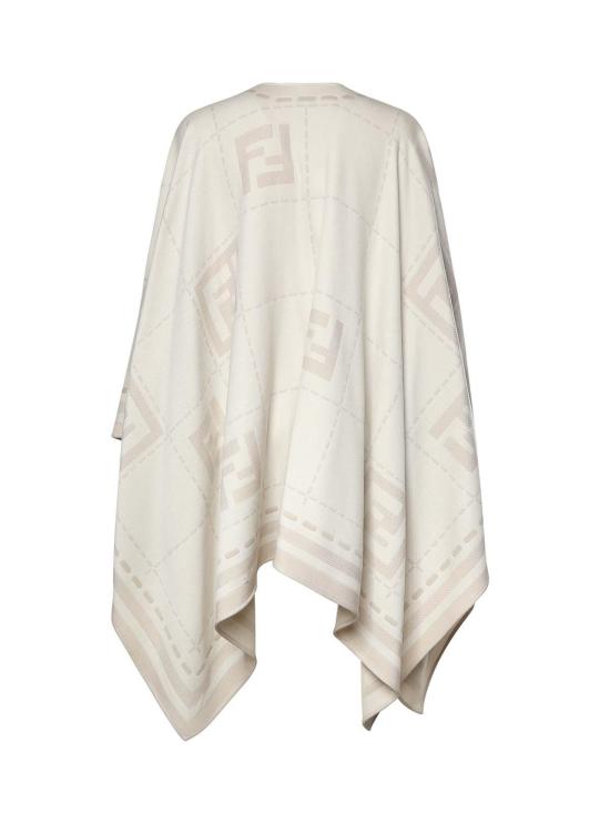  펜디 울 판초 FXX033B01NF0QD3 White - FENDI