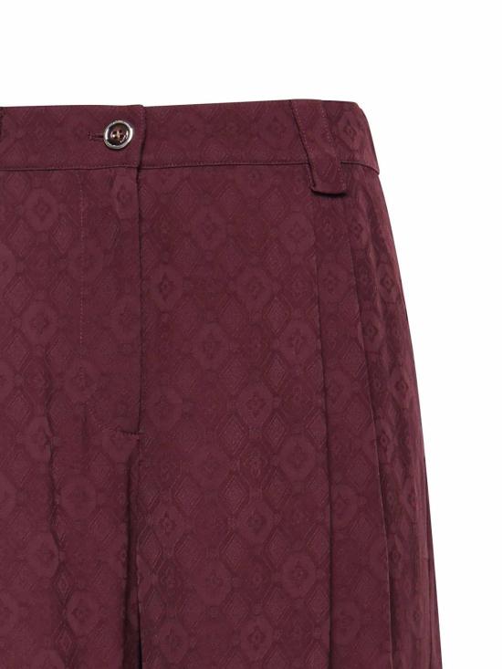 26SS 핑코 팬츠 106203A33HRR7 Dark Red - PINKO