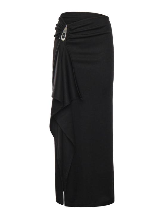 26SS 크리스토퍼에스버 롱 스커트 25044334BLACK Black