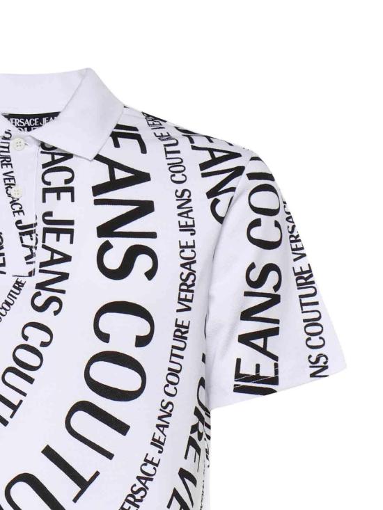 26SS 베르사체 폴로 티셔츠 80GAG6R0JS556L02 White - VERSACE