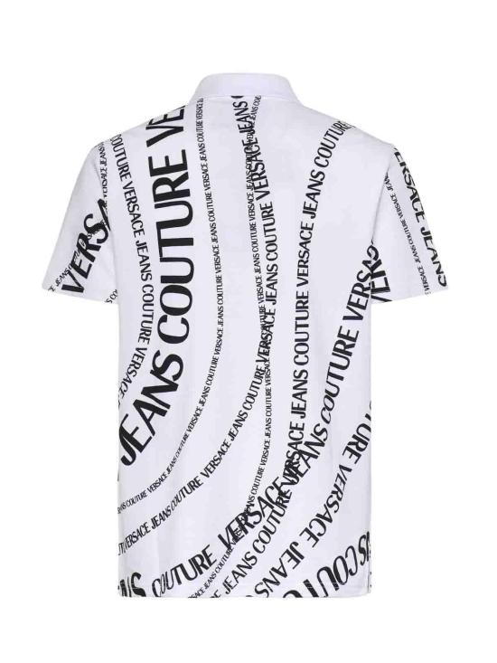 26SS 베르사체 폴로 티셔츠 80GAG6R0JS556L02 White - VERSACE