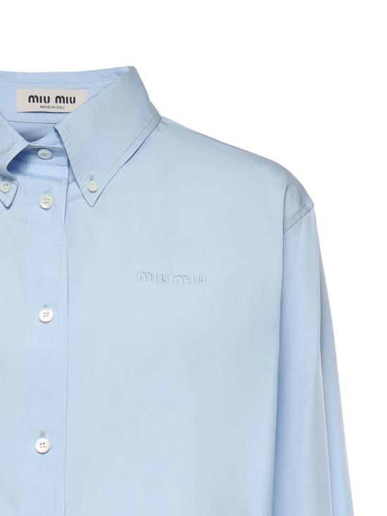 26SS 미우미우 셔츠 MK169319SEF0013 Blue - MIU MIU