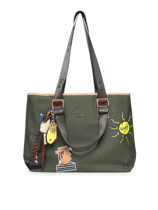 26SS 브이73 숄더백 73BS9TZ01CTITAVERDENATURALE Green