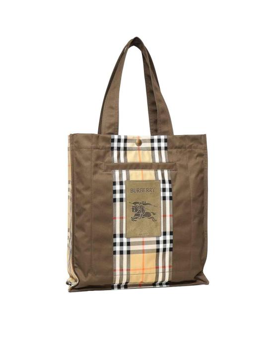 26SS 버버리 체크 트렌치 토트 8119072 Beige - BURBERRY