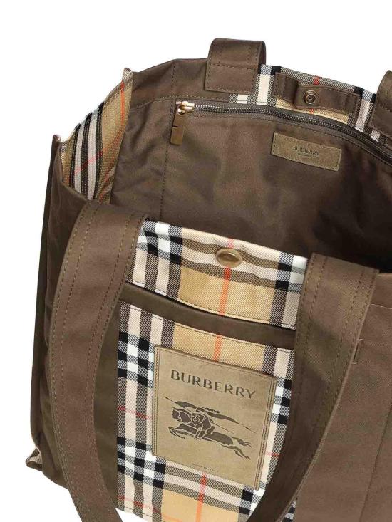 26SS 버버리 체크 트렌치 토트 8119072 Beige - BURBERRY