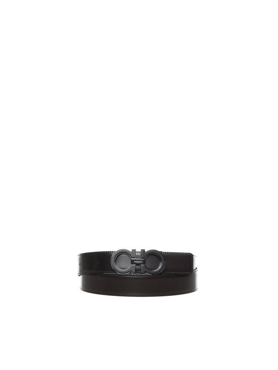 26SS 살바토레 페라가모 가죽 벨트 670633788425001 Black - SALVATORE FERRAGAMO