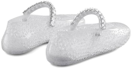 26FW 지미추 플랫 슈즈 THEJELLYNTXCLEARSILVERMIXCRYSTAL - JIMMY CHOO