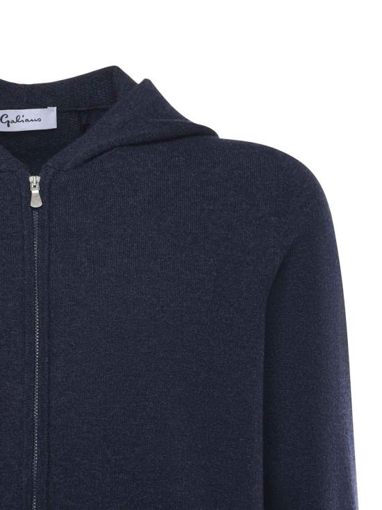 26FW 줄리아노 갈리아노 후드 티셔츠 5718019638589 Dark Blue - GIULIANO GALIANO
