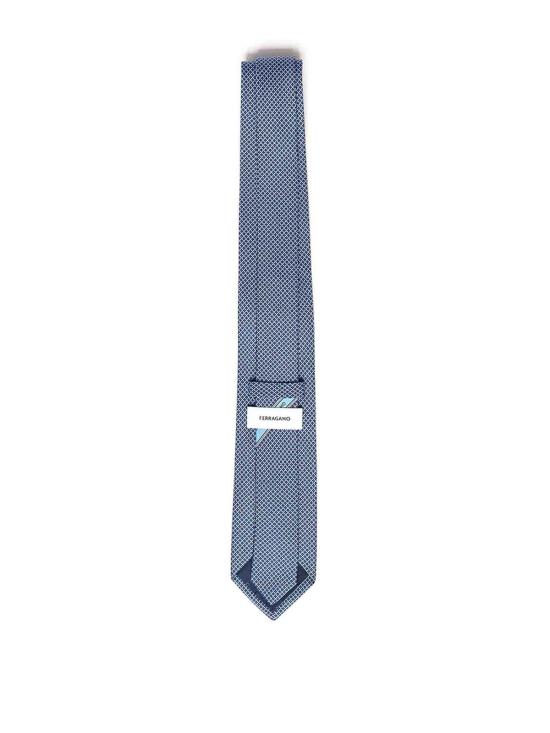 26SS 살바토레 페라가모 넥타이 351312788892002 Dark Blue - SALVATORE FERRAGAMO