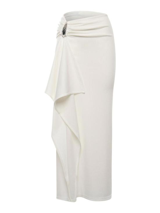 26SS 크리스토퍼에스버 롱 스커트 25044334WHITE White