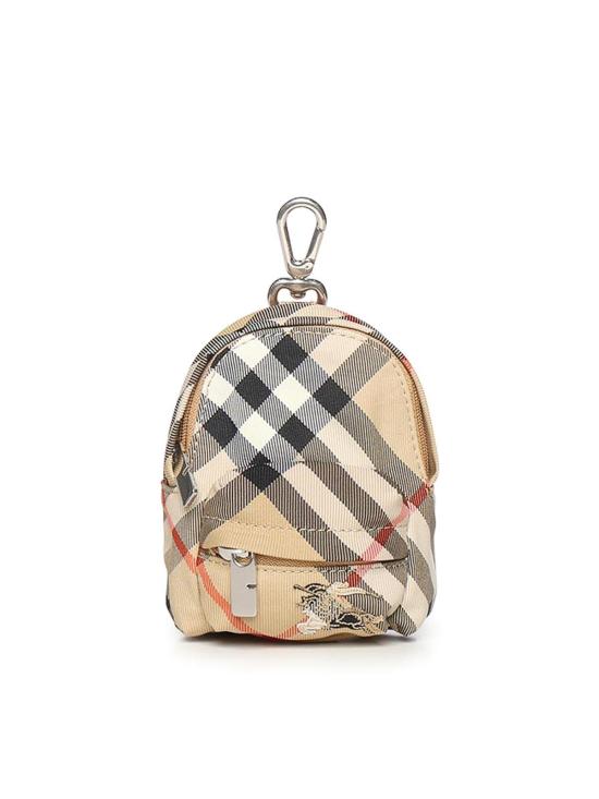 26SS 버버리 체크 백팩 참 8119905A2021 Beige