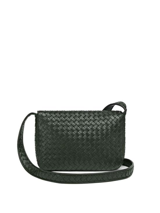  보테가베네타 베네토 플랩 메신저백 843836V5KD03009 Dark Green - BOTTEGA VENETA