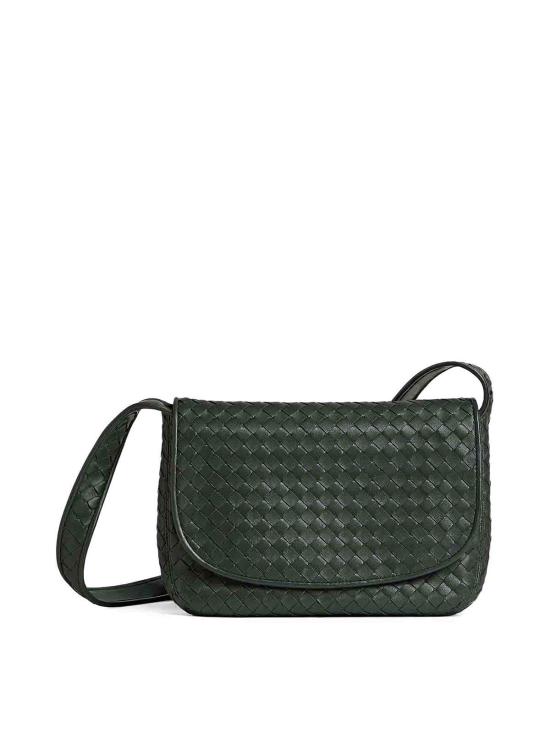  보테가베네타 베네토 플랩 메신저백 843836V5KD03009 Dark Green