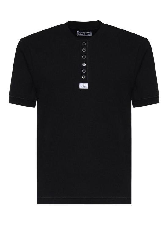 26SS 마리아노 폴로 티셔츠 MGSS26TT018766069 Black