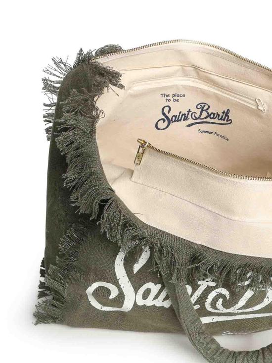 26SS 세인트바쓰 토트백 VANI02200144L Dark Green - MC2 SAINT BARTH