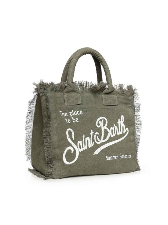 26SS 세인트바쓰 토트백 VANI02200144L Dark Green - MC2 SAINT BARTH