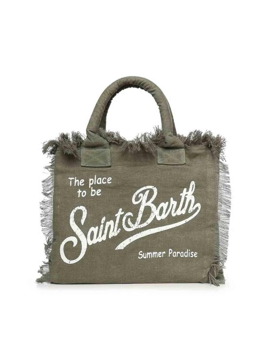 26SS 세인트바쓰 토트백 VANI02200144L Dark Green - MC2 SAINT BARTH
