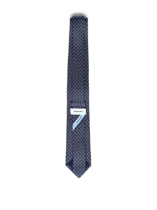 26SS 살바토레 페라가모 넥타이 350950768562001 Dark Blue - SALVATORE FERRAGAMO