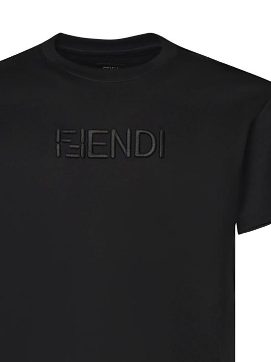 26SS 펜디 반팔 티셔츠 FY1319AY0GF0QA1 Black - FENDI