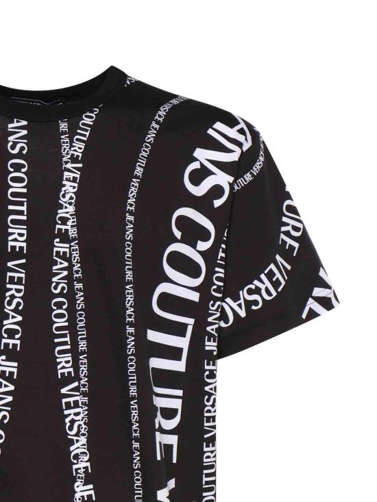 26SS 베르사체 반팔 티셔츠 80GAH6R0JS555L01 Black - VERSACE