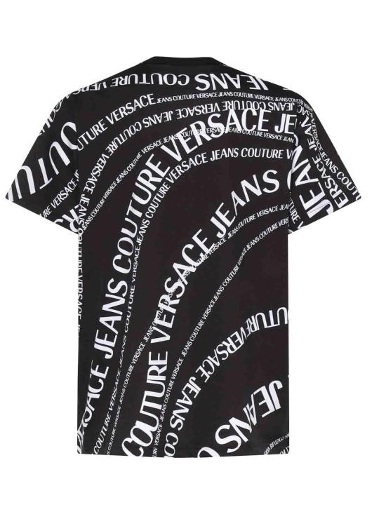26SS 베르사체 반팔 티셔츠 80GAH6R0JS555L01 Black - VERSACE