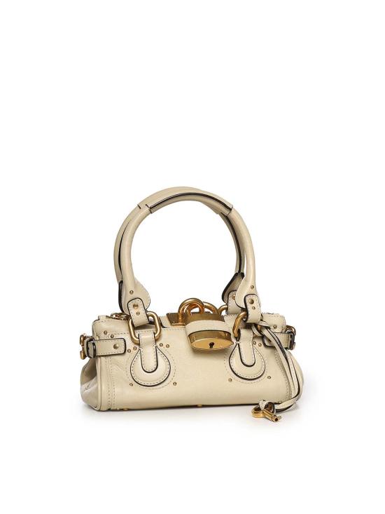 26SS 끌로에 스몰 그레인드 레더 패딩턴 백 CH26SS805P7520S Cream - CHLOE