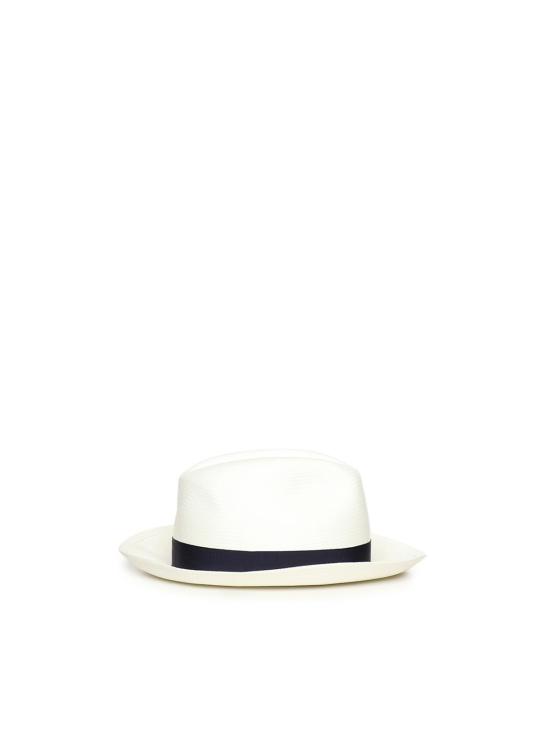 26SS 보르살리노 모자 14033801C0 White - BORSALINO