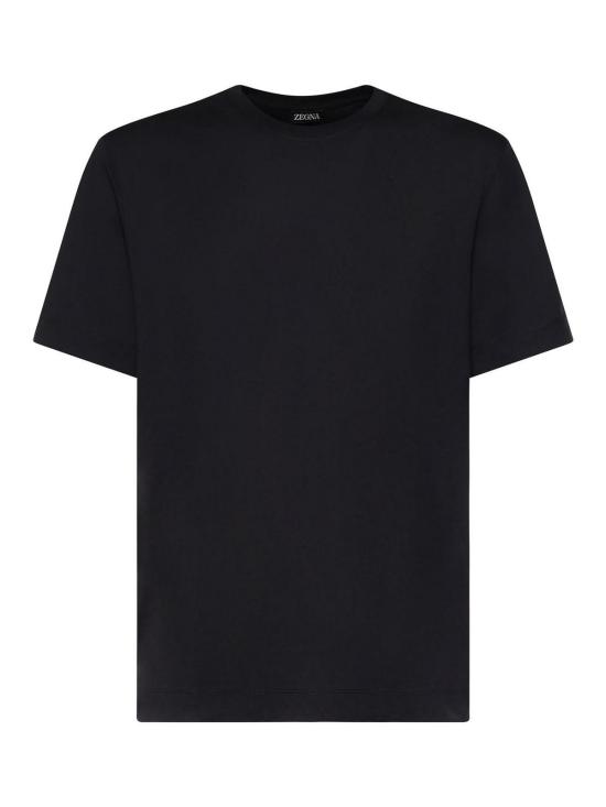 26SS 에르메네질도제냐 반팔 티셔츠 UH360A3H765NL412 Dark Blue