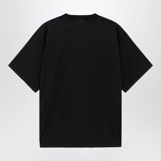26FW 발렌시아가 반팔 티셔츠 871733TUVO6 Black - BALENCIAGA