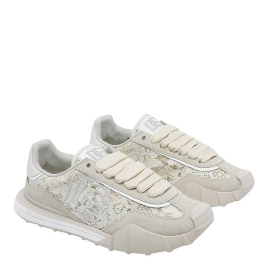 26FW 돌체앤가바나 스니커즈 CK2487 A3S648Z180 Beige - DOLCE & GABBANA
