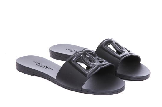 26FW 돌체앤가바나 뮬/슬리퍼 CW2215 AN99480999 Black - DOLCE & GABBANA